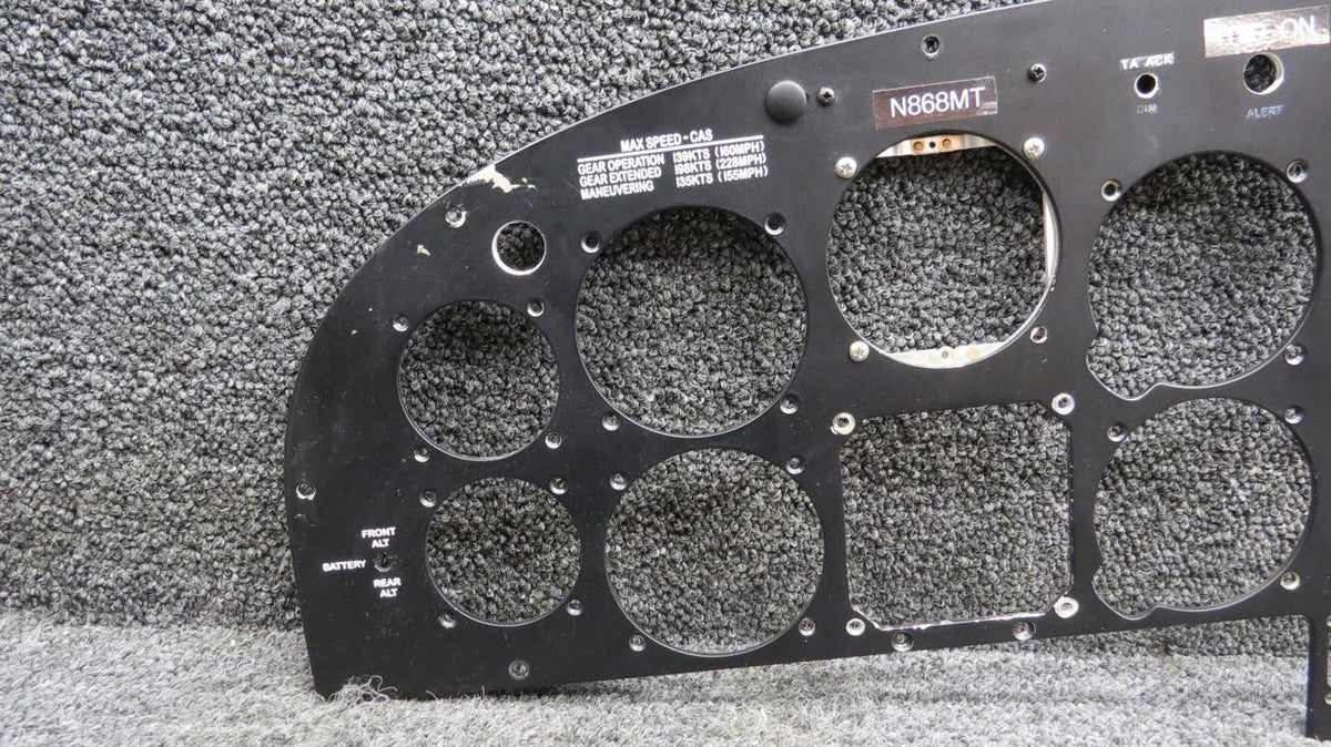 Cessna Aircraft Parts 1513827-13 Cessna 337G Instrument Panel Cover Assembly LH