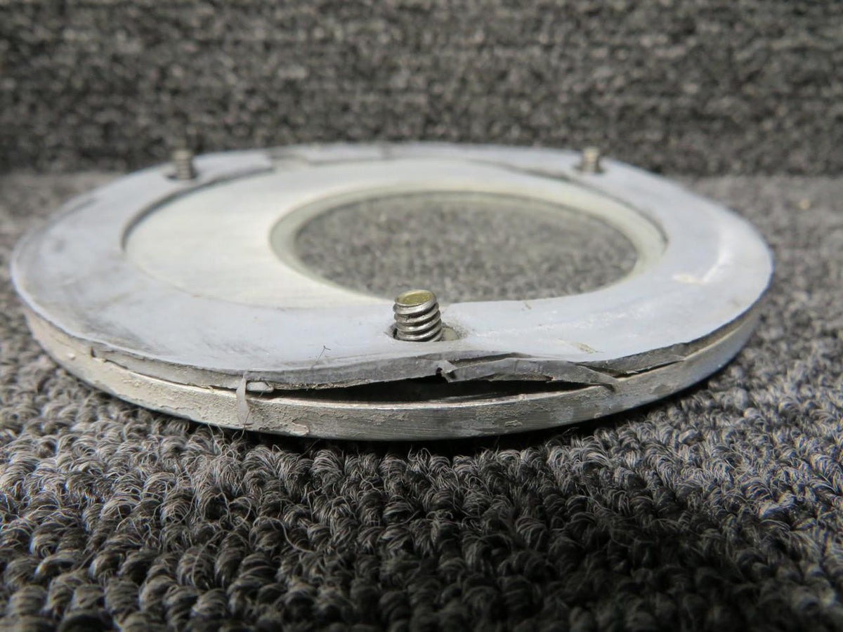 Cessna Citation 31-2345-1, A7079B-24 Wing Inspection Lens Retainer with Bulb LH