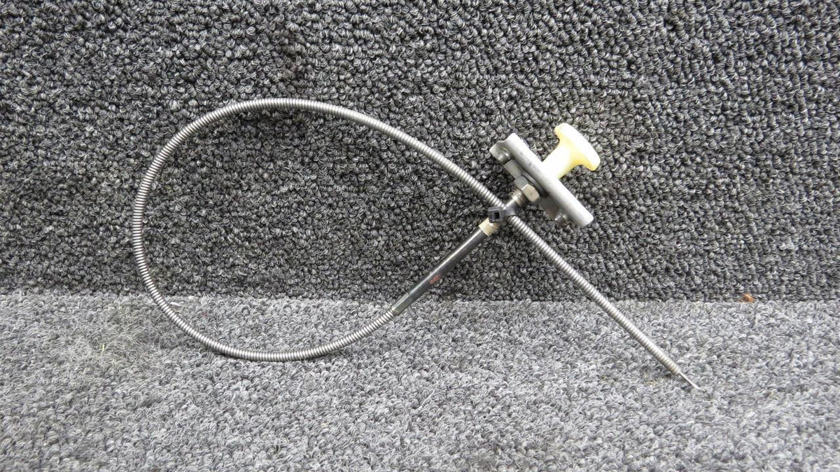 Cessna Aircraft Parts S1239-19 Cessna 337G Fuel Filter Control Cable Assembly (Length: 23”)