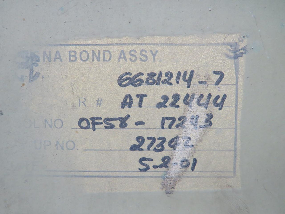 Cessna Citation 6631214-7 Cessna Citation 560XL Vertical Fin Panel Bond Assembly LH