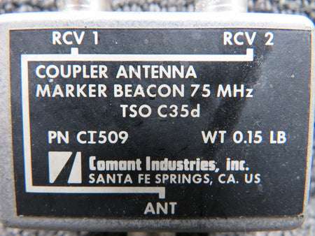 Comant Industries CI-509 Comant Industries Inc. Coupler Antenna Marker Beacon
