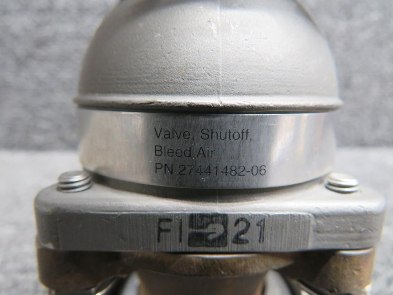 27441482-06 Parker Airborne Bleed Air Shutoff Valve Assembly 17