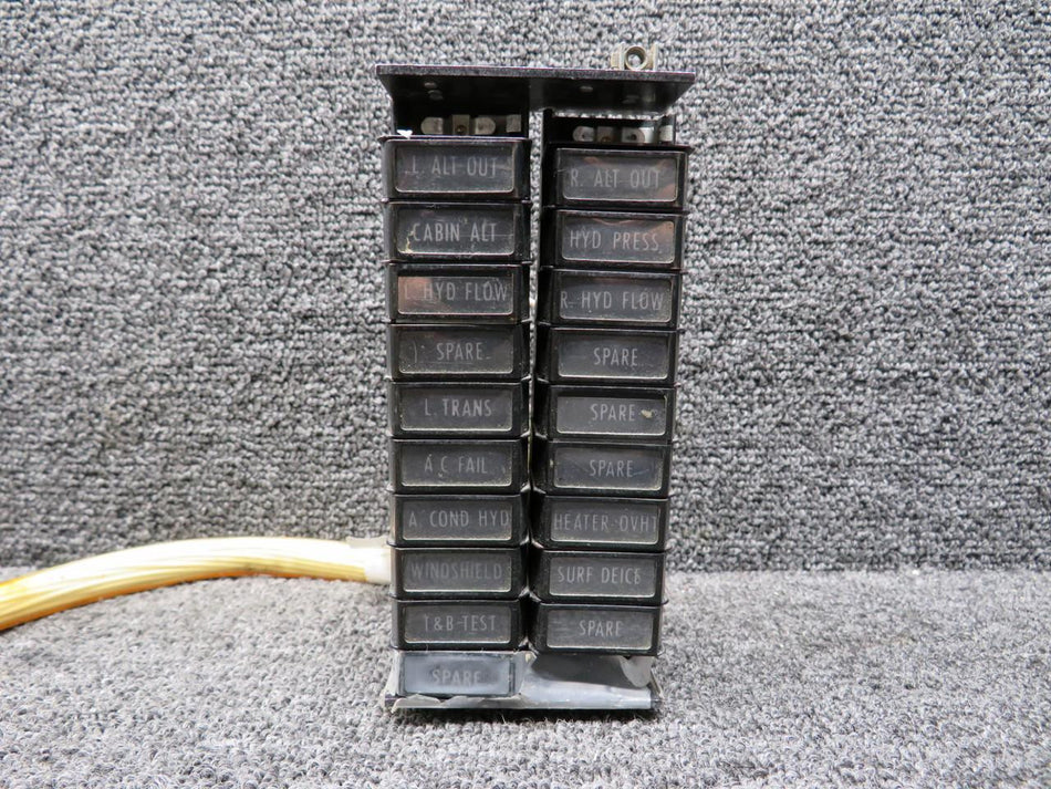 Grimes 65-0890-3 Grimes Annunciator Panel with Connector (28V) (Incomplete Assembly)