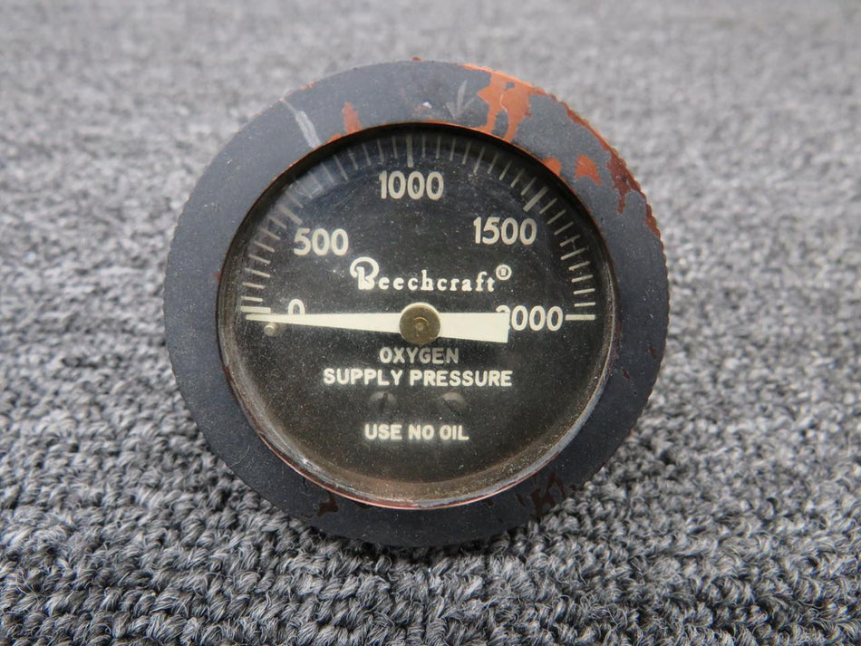 Beechcraft Parts 800322-00 Beechcraft King Air B90 Oxygen Pressure Gauge