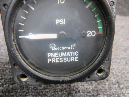 Beechcraft Parts B-410-1 (Alt: 50-380105-1) Beechcraft Pneumatic Pressure Gauge (Cloudy Screen)