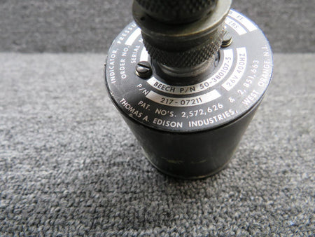 Edison 217-07211 (Alt: 50-380107-5) Edison Torque Pressure Gauge (Faded Indications)