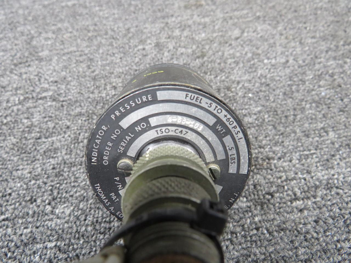 Edison 217-04231 Edison Fuel Pressure Indicator Volts: 26 (Cloudy Screen)