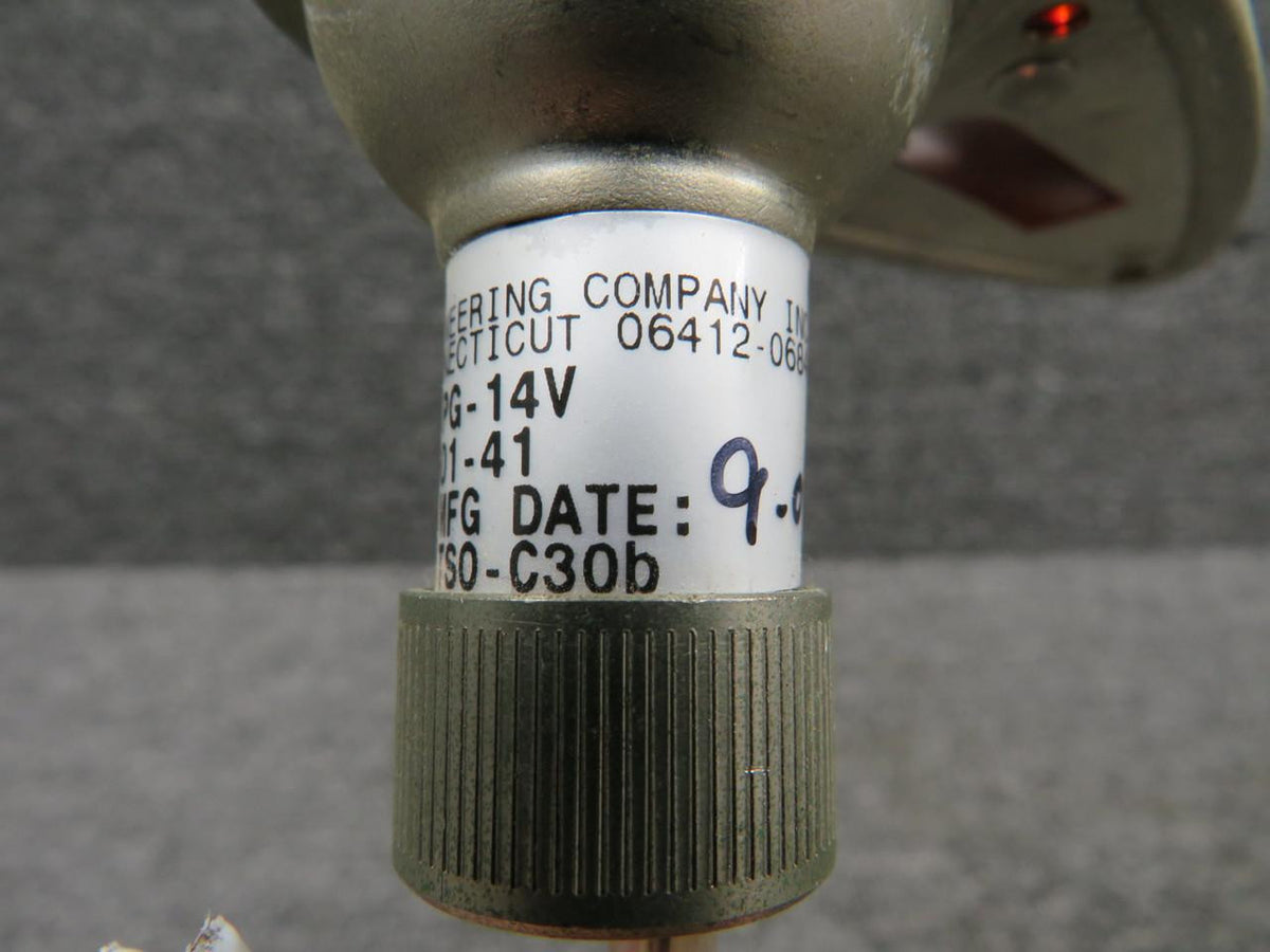 Whelen 01-0770001-41 Whelen W1285-PG-14V Navigation Light with Red Lens (Rev. M, 14V)