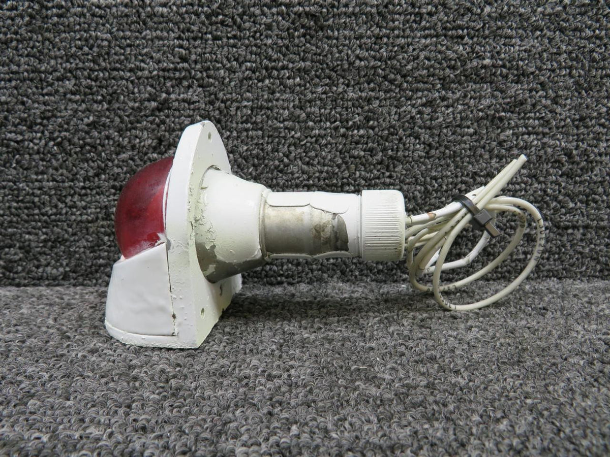 Beechcraft Parts 50-361103-5 Beechcraft B90 Navigation Light Assy with Red Lens LH (Damaged Base)