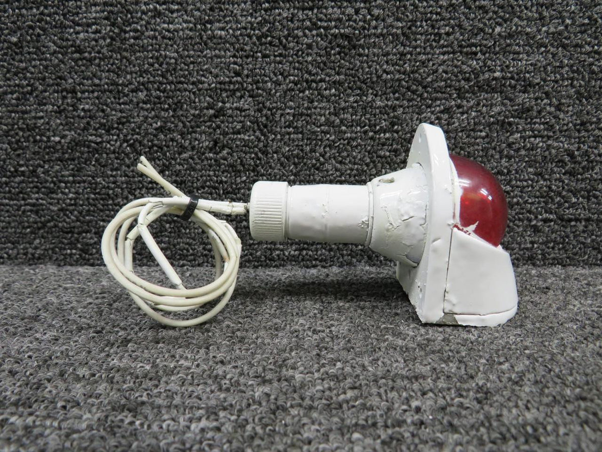 Beechcraft Parts 50-361103-5 Beechcraft B90 Navigation Light Assy with Red Lens LH (Damaged Base)