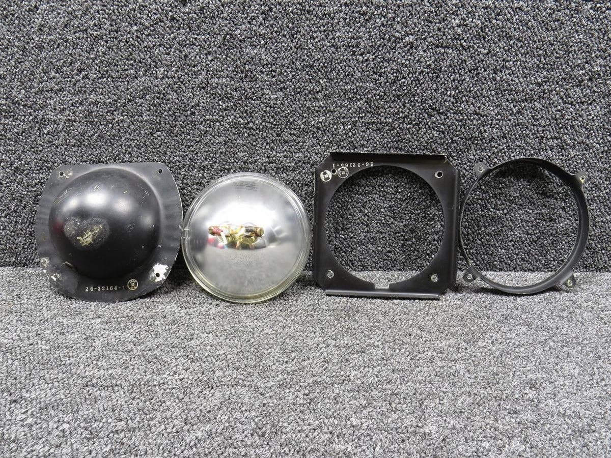 General Electric 26-32164-1, 4553 Fairchild SA26AT General Electric Dome Landing Light Assembly