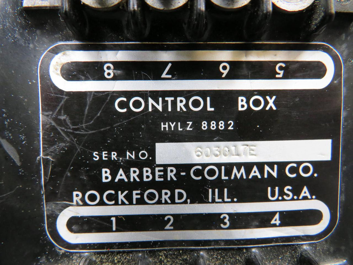 Barber-Colman HYLZ-8882 (Alt: HYLZ8882-1) Barber-Colman Control Unit