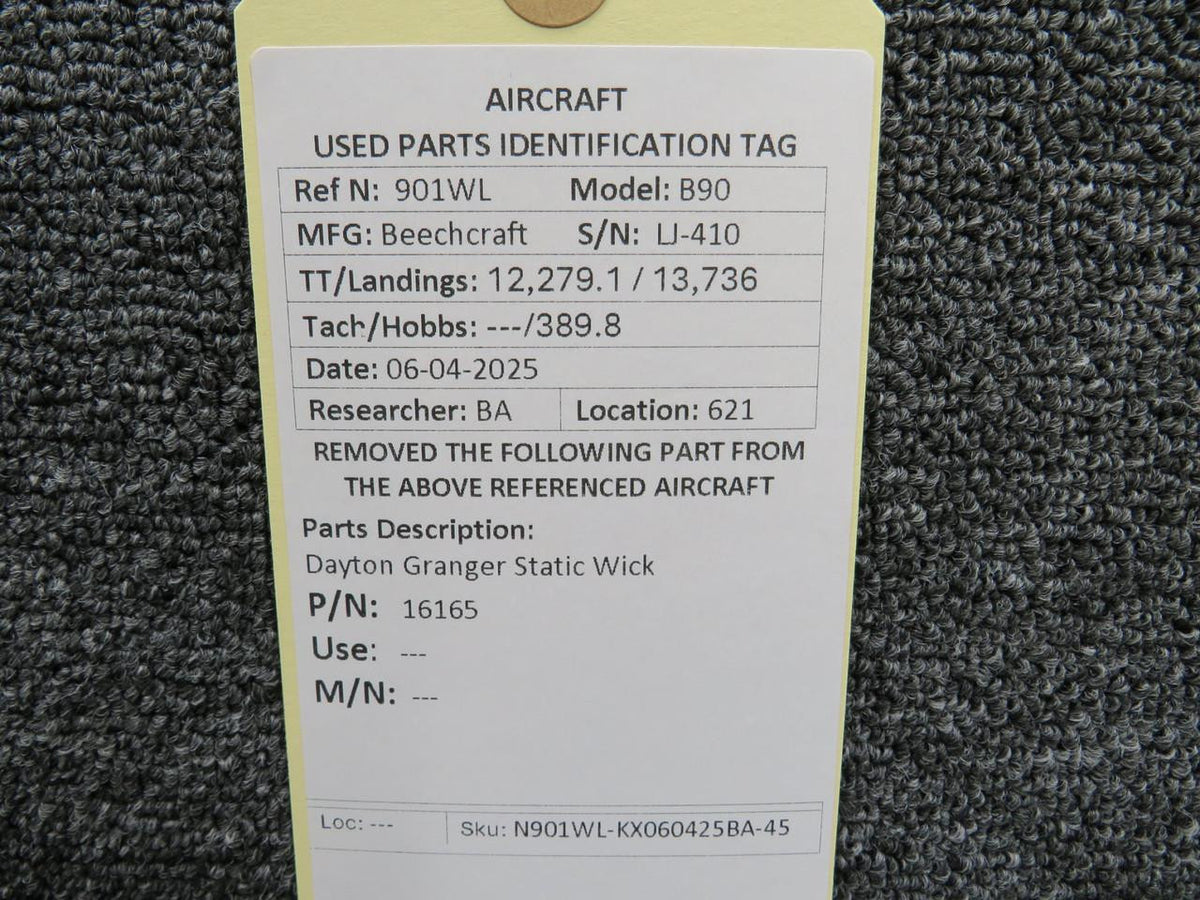 Dayton-Granger 16165 Dayton Granger Static Wick