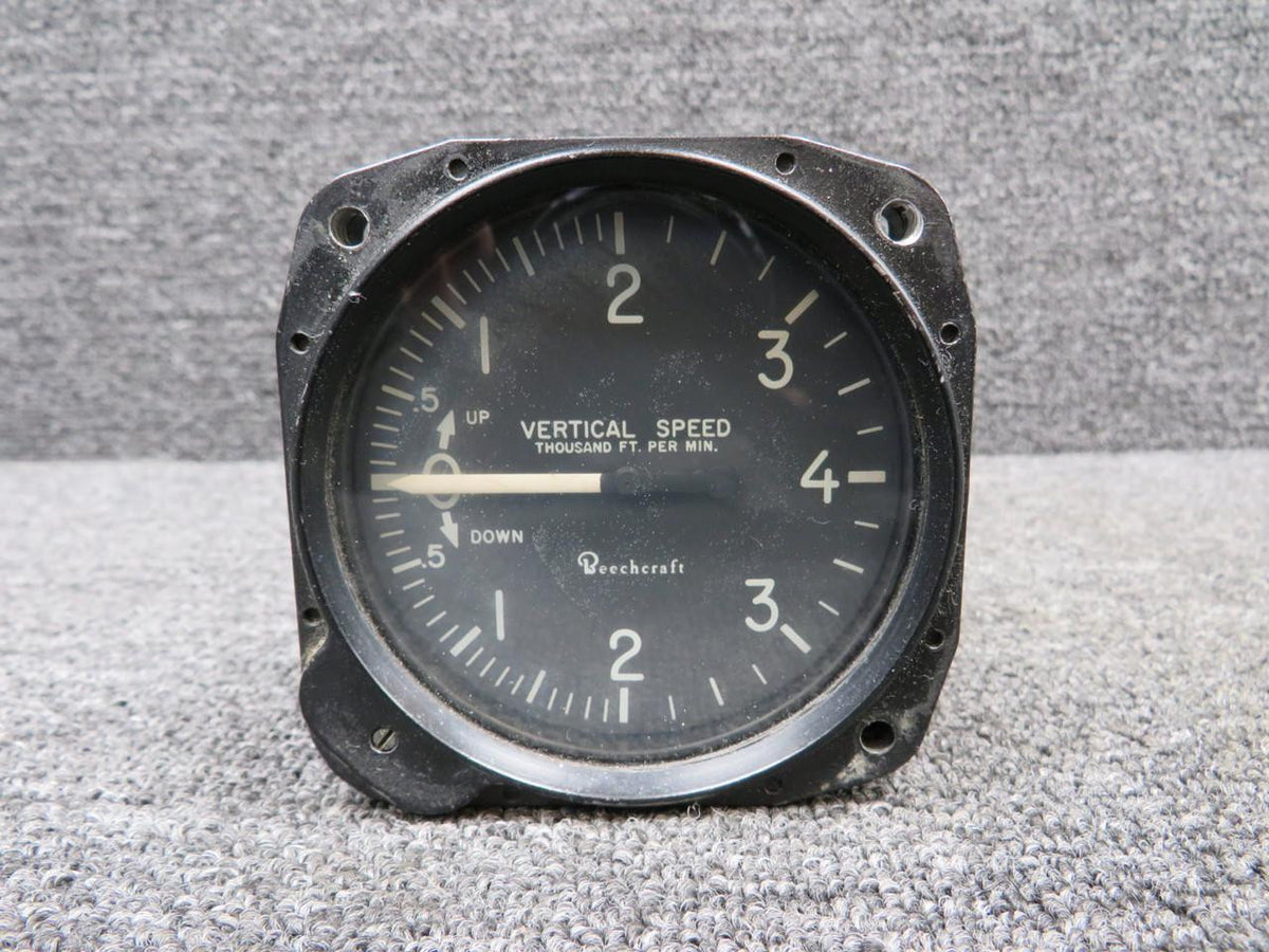 Weston 22-204-02-A (Alt: 50-384073) Weston Vertical Speed Indicator (Cloudy Screen)