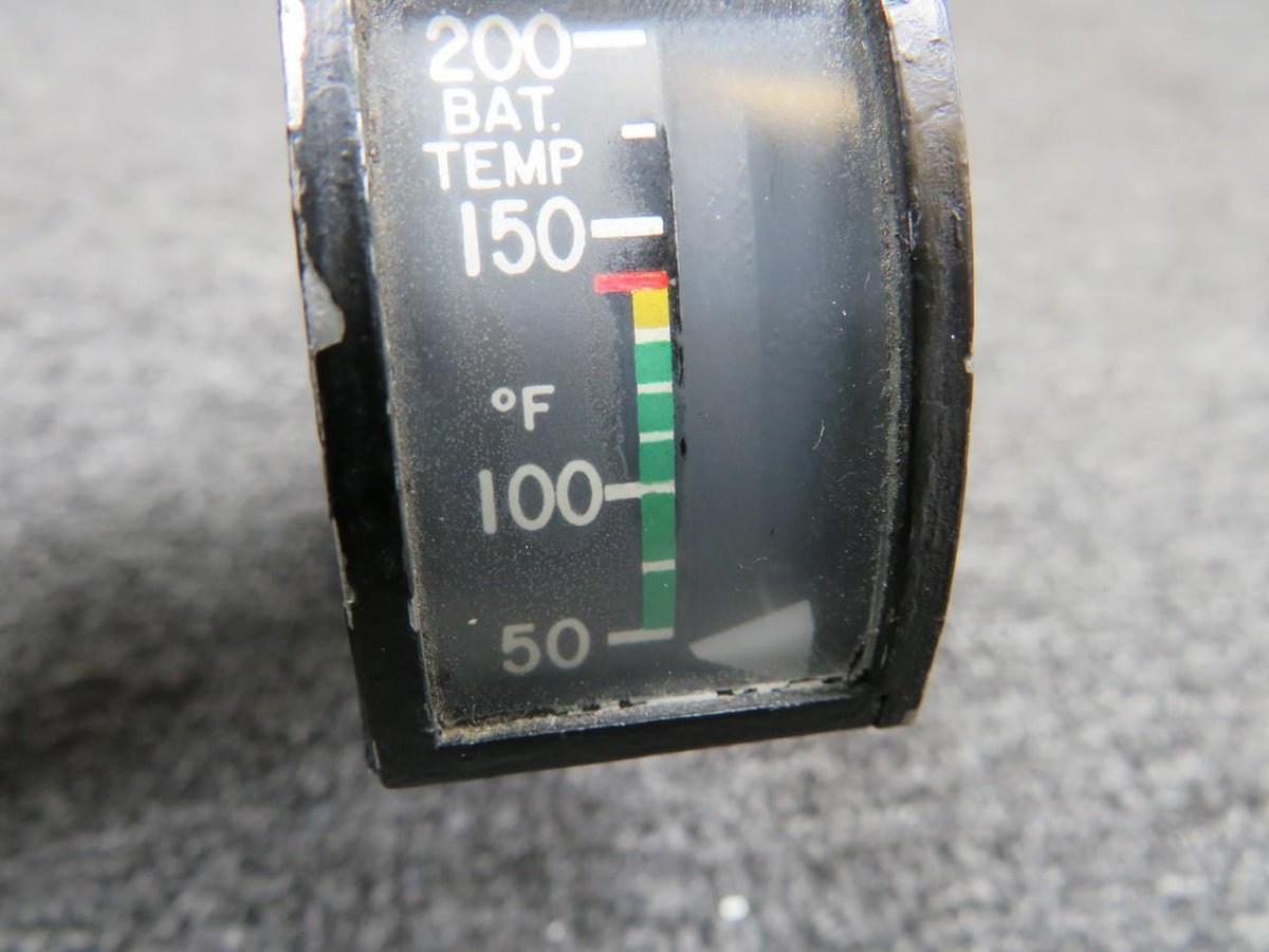 aircraft instruments 51-1226-1V Aircraft Instruments Single Battery Temperature Indicator (27.5V)