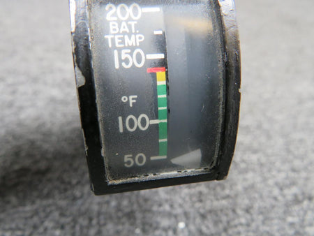 aircraft instruments 51-1226-1V Aircraft Instruments Single Battery Temperature Indicator (27.5V)
