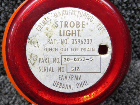 Grimes 30-0777-5 Hughes 500C Grimes Strobe Light Assembly