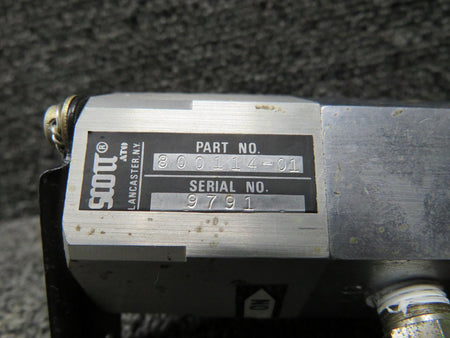 Scott Aviation 800114-01 Scott Oxygen Valve