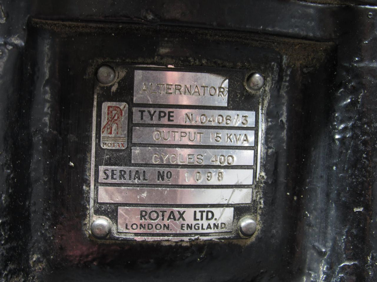 Rotax N0406-3 Rotax Alternator with Modifications