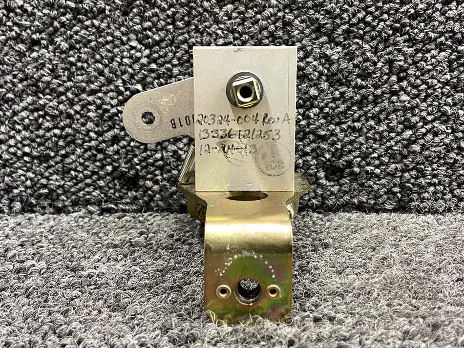20310-003, 20322-002 Cirrus SR22T Cabin Door Handle Bracket w Clevis & Shaft