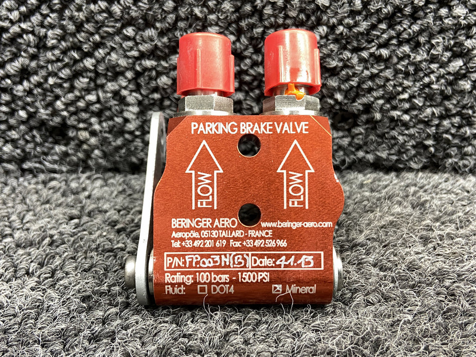 FP-003N(B) Beringer Aero Aftermarket Parking Brake Valve Assembly