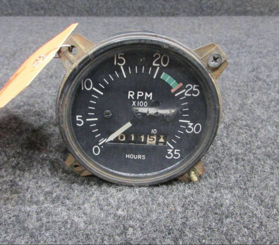 828640 Stewart-Warner RPM Tachometer Indicator (CORE) BAS Part Sales | Airplane Parts