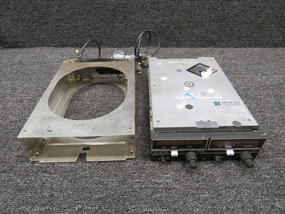 069-1025-25 Bendix-King KX-165 VHF Comm Transceiver-Nav Receiver Unit with Tray