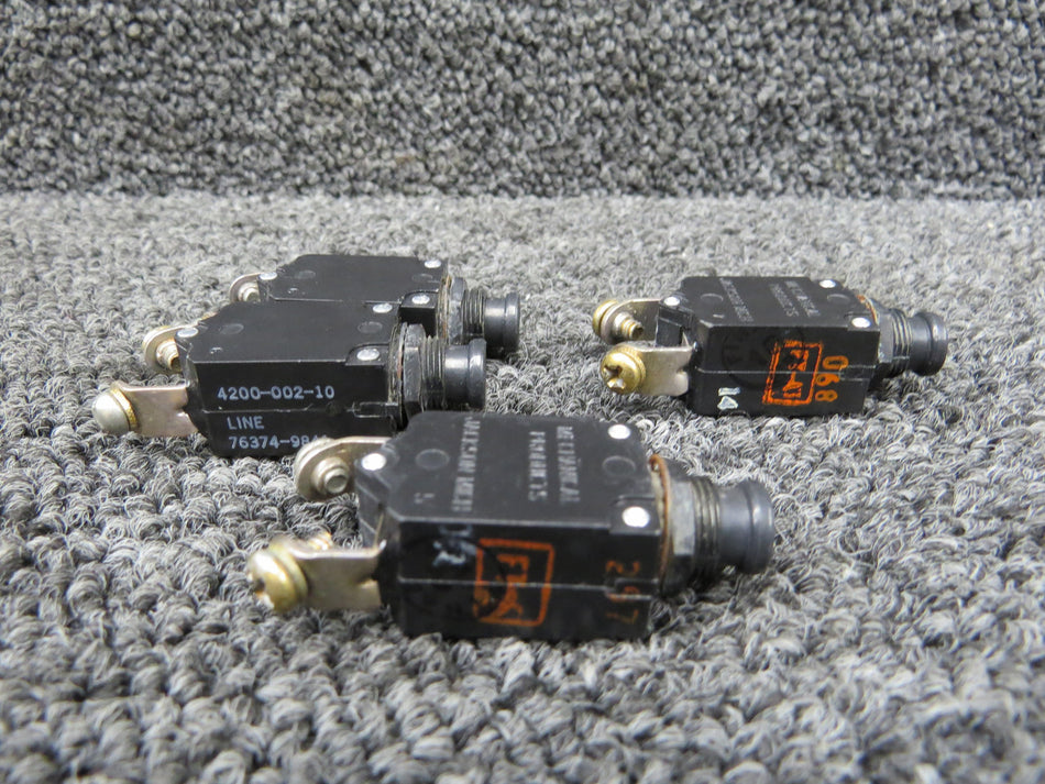 4200-002-10, 4200-002-20 Mechanical Products Push Breaker Switch (Set of 4)
