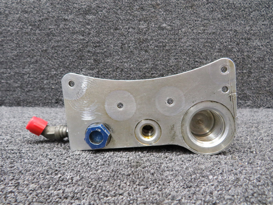 50-910471-1 Beechcraft B90 Propeller Autofeathering Switch Bracket (Chipped)
