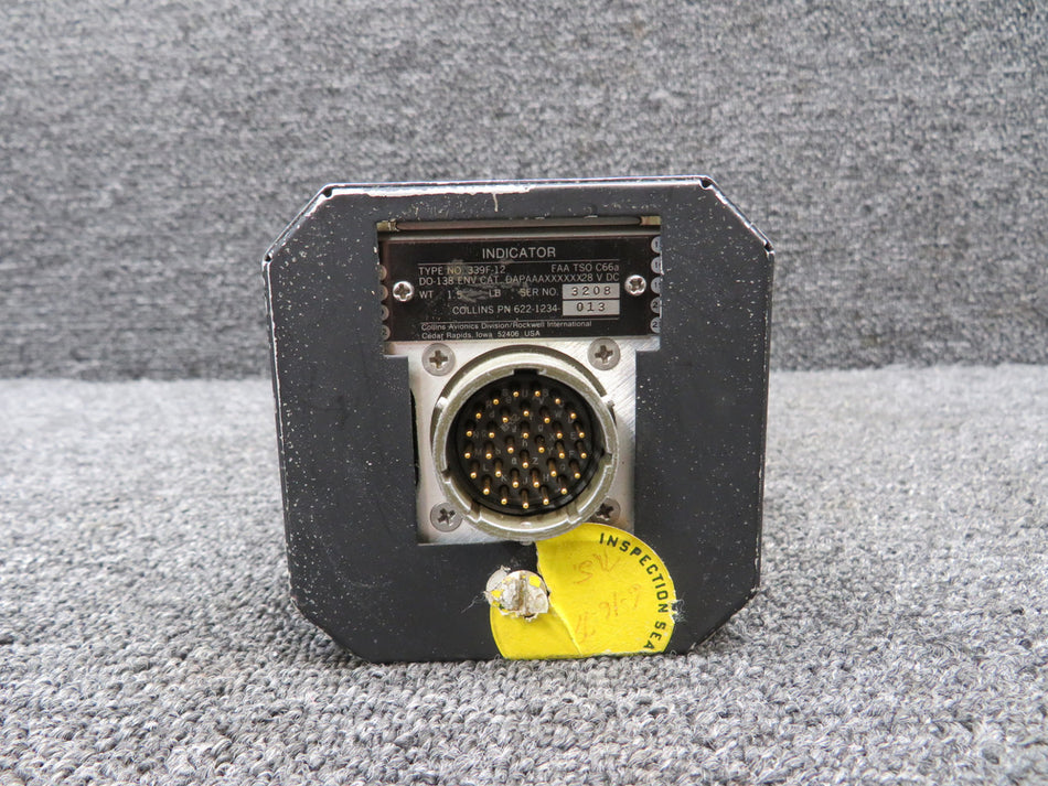 622-1234-013 Collins Avionics 339F-12 DME Indicator with Modifications