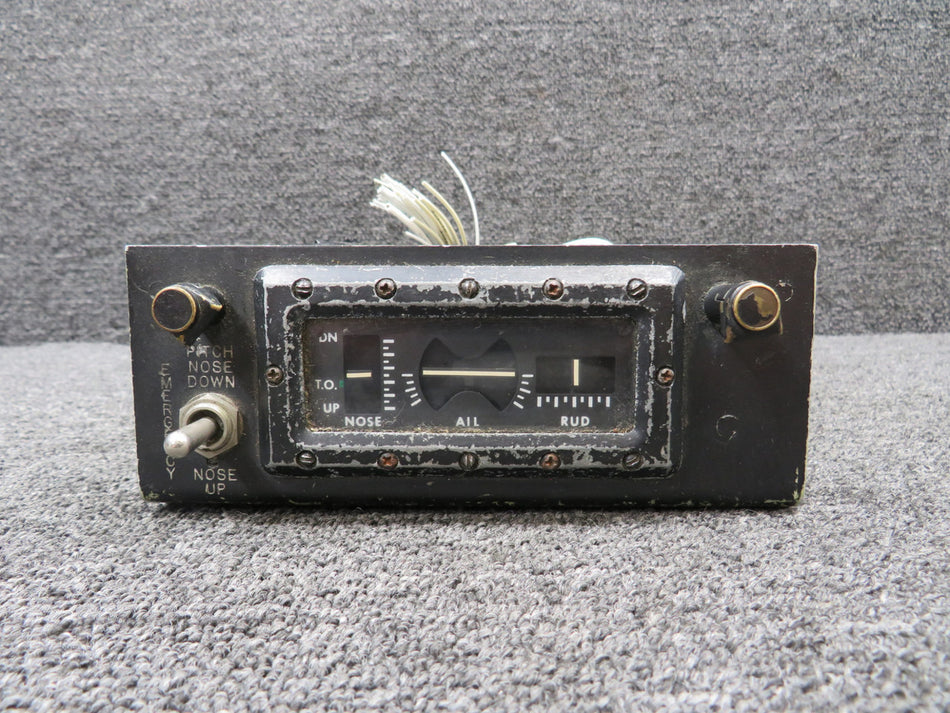 S-243-2 Learjet Trim Tab Indicator with Mount and Switch Assembly