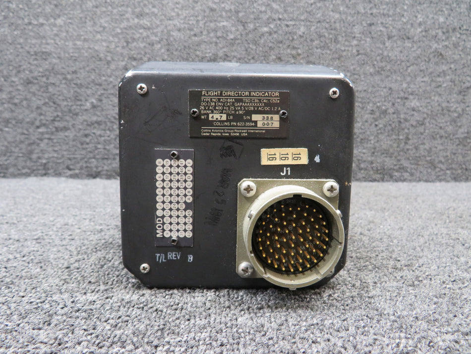 622-3594-007 Collins ADI-84A Flight Director Indicator w Mods & Green Tag (Core)