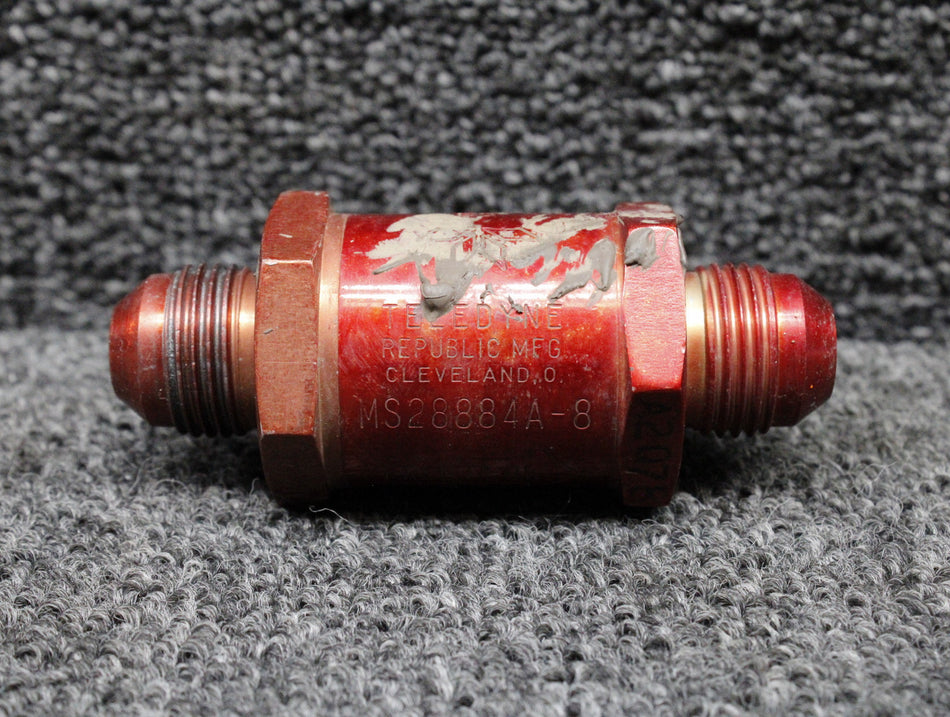 MS28884A-8 Teledyne Fuel Check Valve