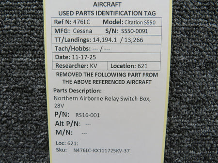 N476LC-KX111725KV-37JL