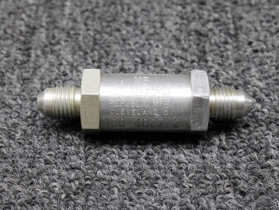 488-4D27-2 Teledyne Hydraulic Check Valve