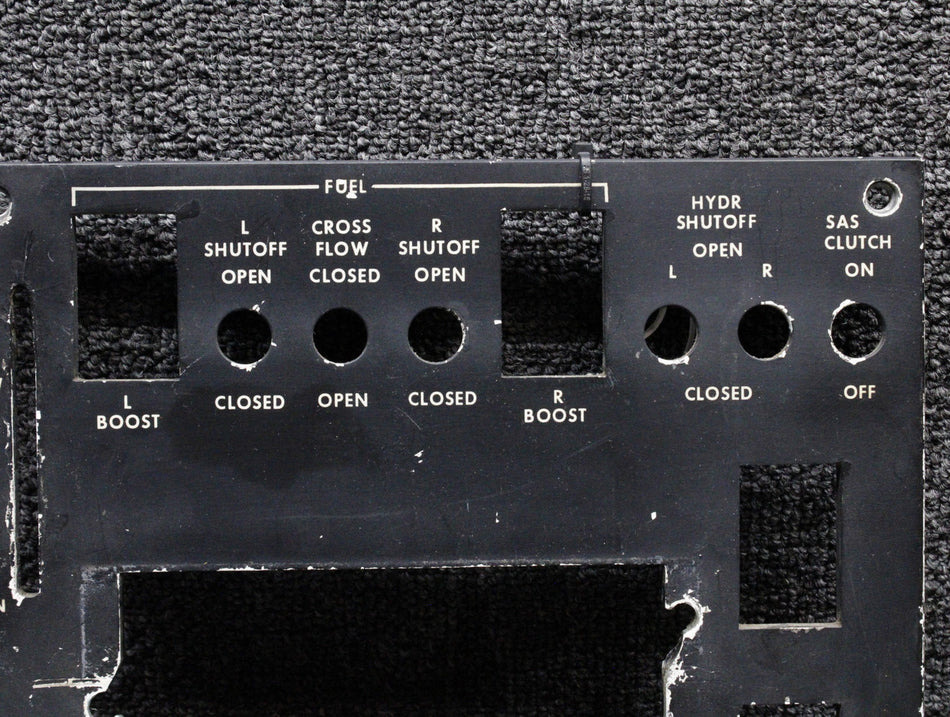 27-19030-1 Swearingen SA-226T CPC Electroluminescent Switch Panel Cover