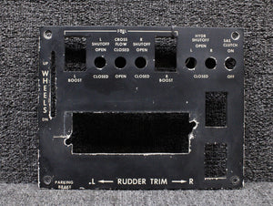27-19030-1 Swearingen SA-226T CPC Electroluminescent Switch Panel Cover