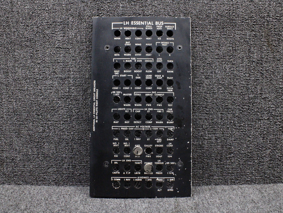 27-19032-27 Swearingen SA-226T CPC Electroluminescent Circuit Breaker Cover