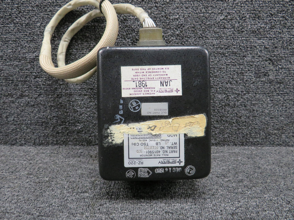 4015901-920 Sperry RZ-220 Roll Rate Monitor Assembly