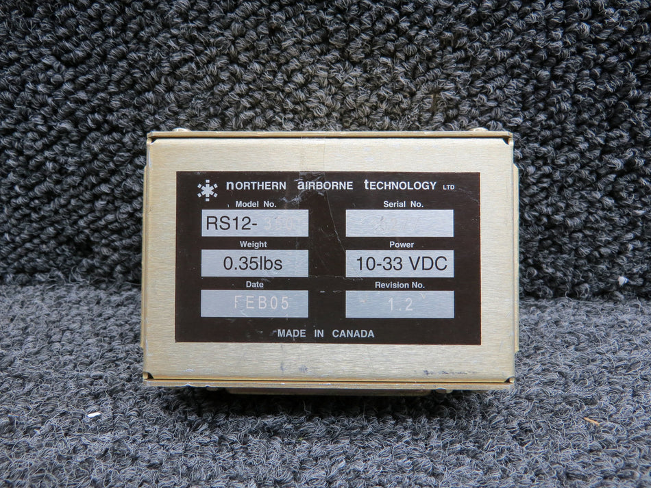 RS12-350 Northern Airborne Remote Transfer Switch with Mods (Volts: 10-33)