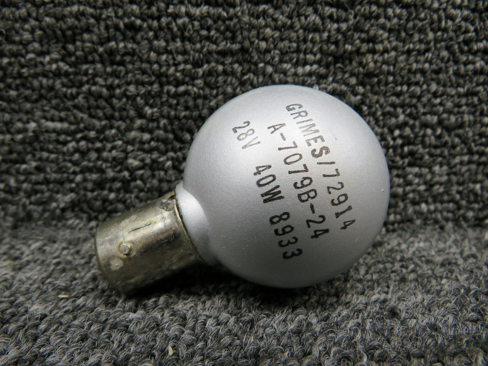 A-7079B-24 Grimes Navigation Light Bulb (Volts: 28, New Old Stock)