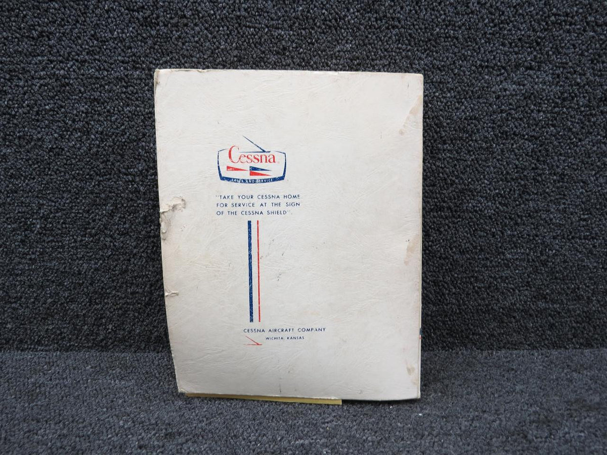 Cessna Aircraft Parts P475-12 Cessna 172 Skyhawk Parts Catalog (1963-1973)