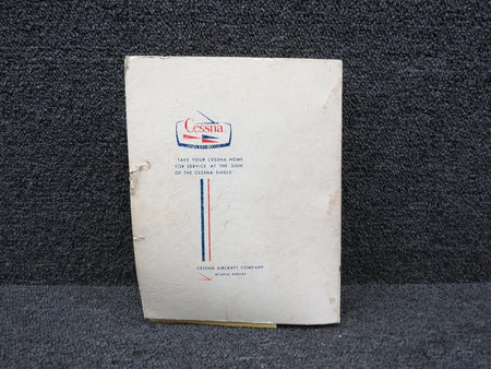 Cessna Aircraft Parts P475-12 Cessna 172 Skyhawk Parts Catalog (1963-1973)