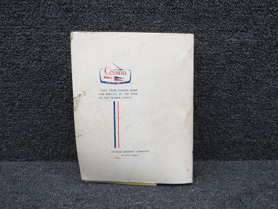 Cessna Aircraft Parts P475-12 Cessna 172 Skyhawk Parts Catalog (1963-1973)