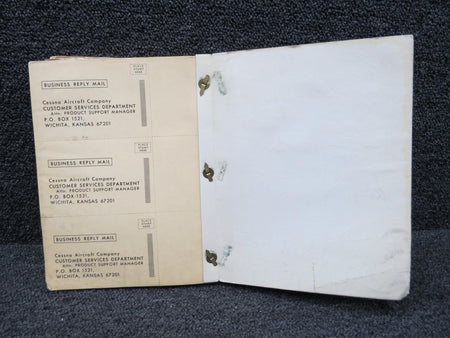 Cessna Aircraft Parts P494-12 Cessna 172 Skyhawk Parts Catalog (1963-1974)
