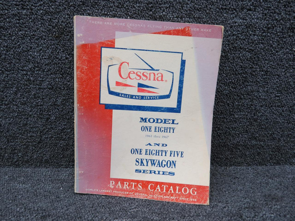 Cessna Aircraft Parts P339-12 Cessna 180 & 185 Skywagon Series Parts Catalog (1963-1967)