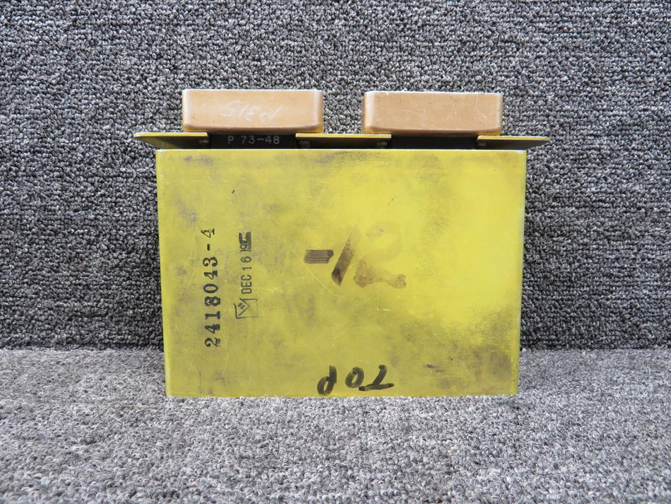 LearJet 2418043-12 LearJet 24E Fuel Control Relay Box Assembly