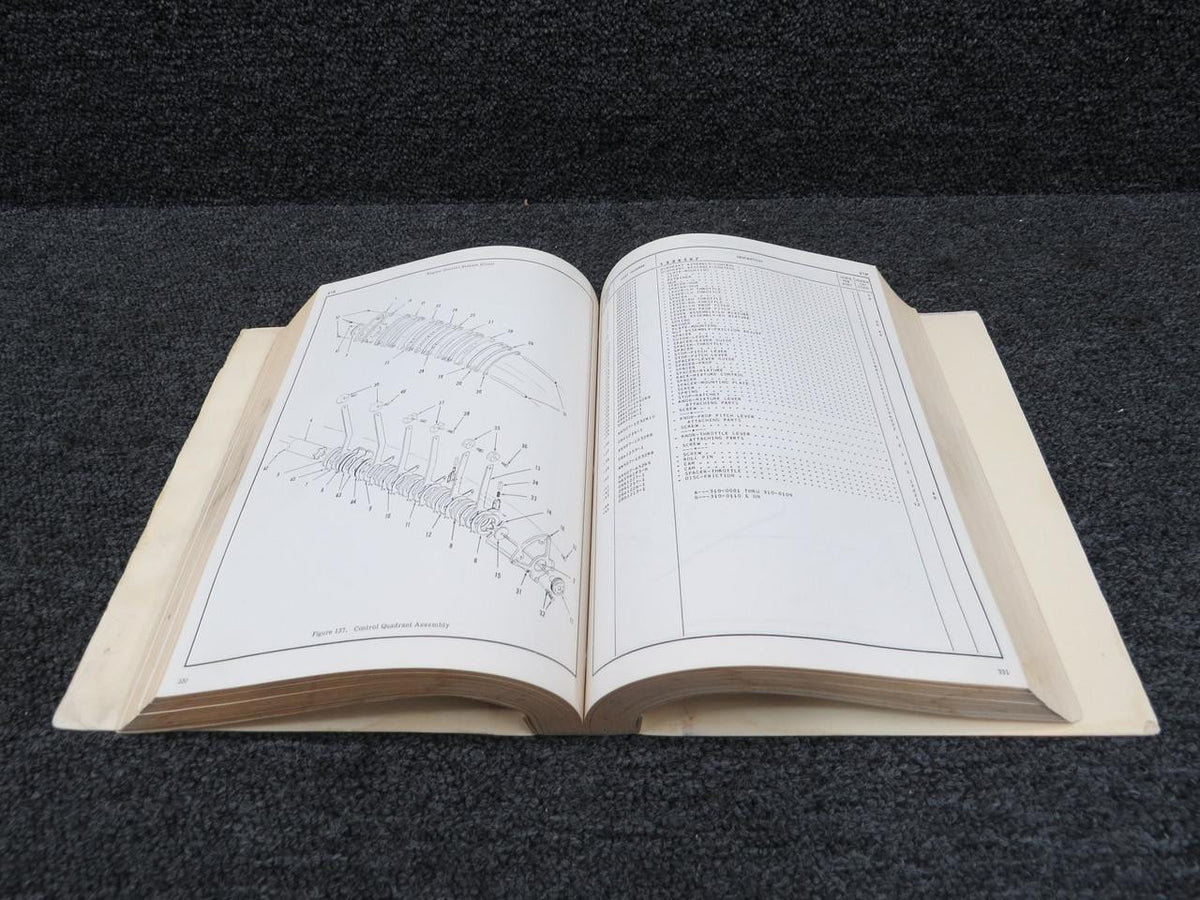 Cessna Aircraft Parts P310-12 Cessna 310 Series Parts Catalog (1965)