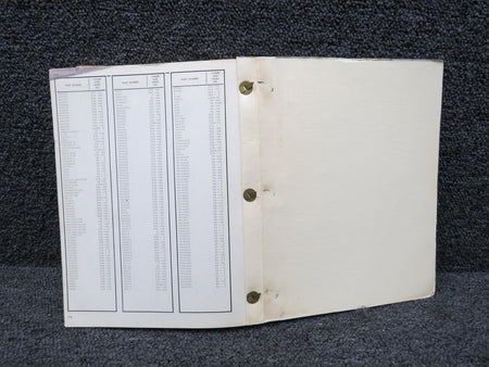 Cessna Aircraft Parts P310-12 Cessna 310 Series Parts Catalog (1965)