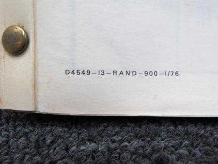 Cessna Aircraft Parts D4549-13 Cessna Avionic Installations Service & Parts Manual (1974-1976)